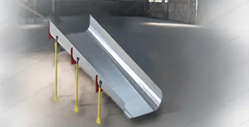 Straight chute detailing