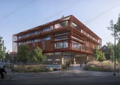 Facade BIM services for an educational institution