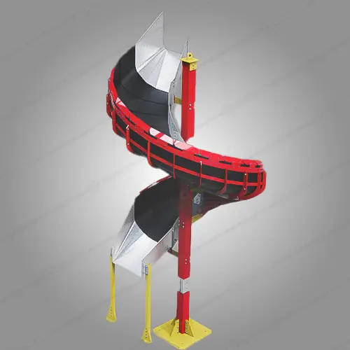 Spiral chute detailing