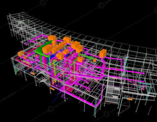 MEP BIM for Sports Entertainment Facility