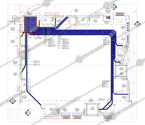 Electrical shop drawings